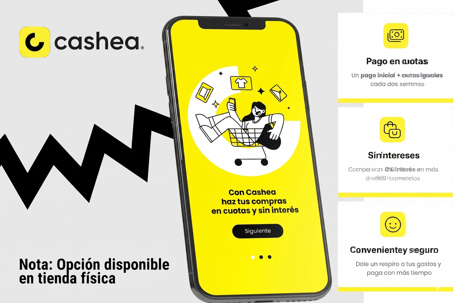 Cashea disponible en paveo cars